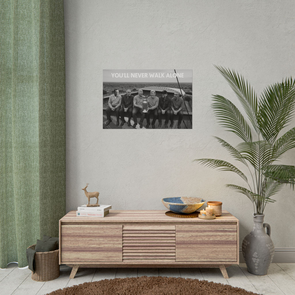 LFC Managers Girder Over Anfield Print