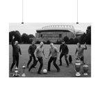 LFC Managers Kick About At The Park Print