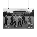 LFC Managers Kick About At The Park Print