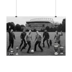 LFC Managers Kick About At The Park Print