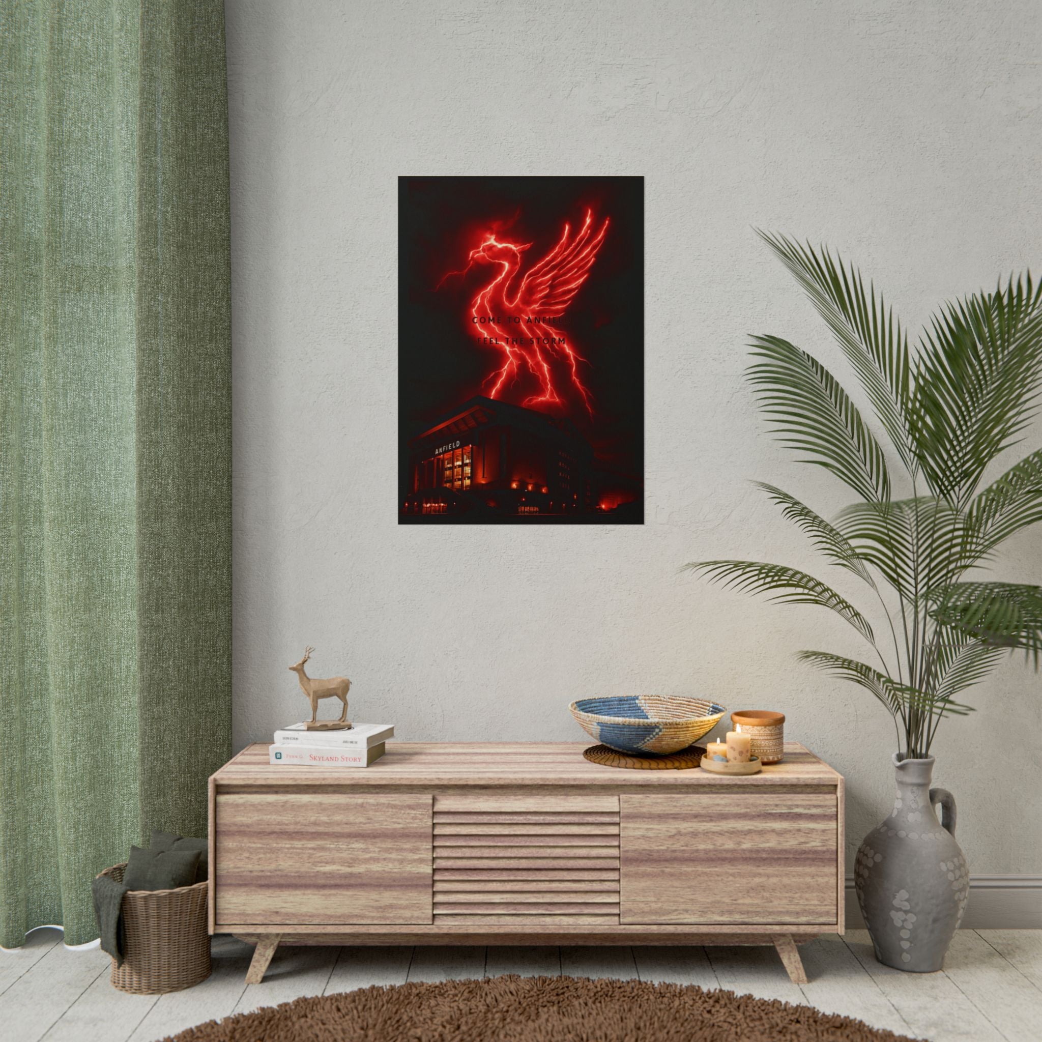LFC Anfield Feel The Storm Print