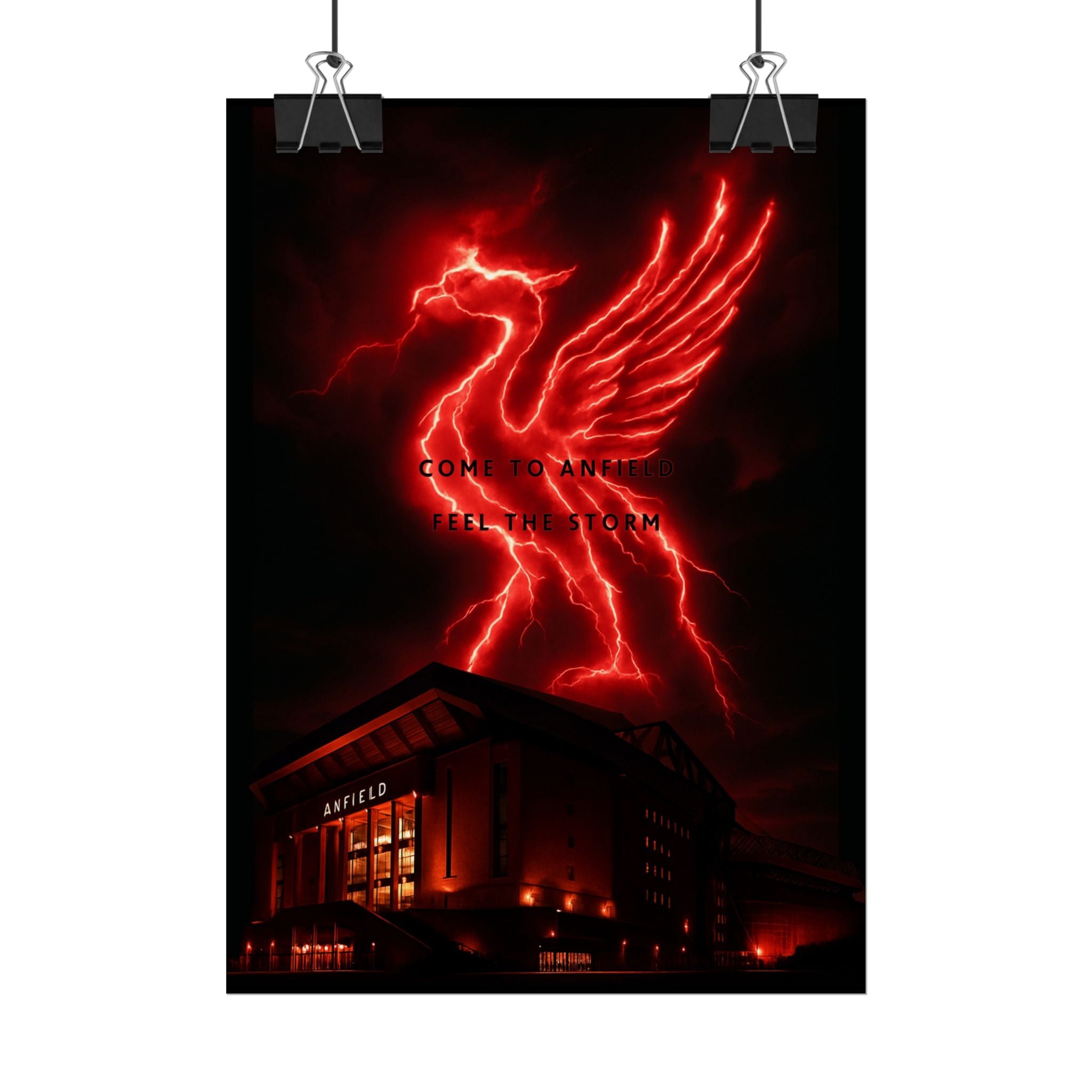 LFC Anfield Feel The Storm Print