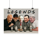 LFC Legends Enjoying Drinks Print