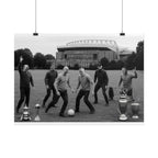 LFC Managers Kick About At The Park Print