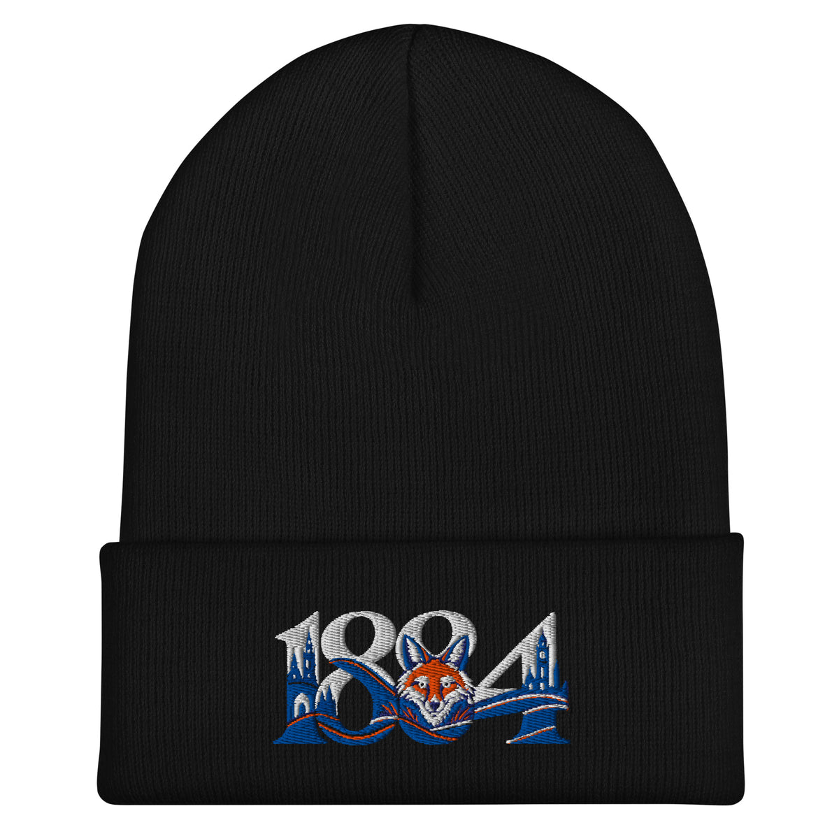 Leicester 1884 — Heritage Fox Embroidered Football Beanie