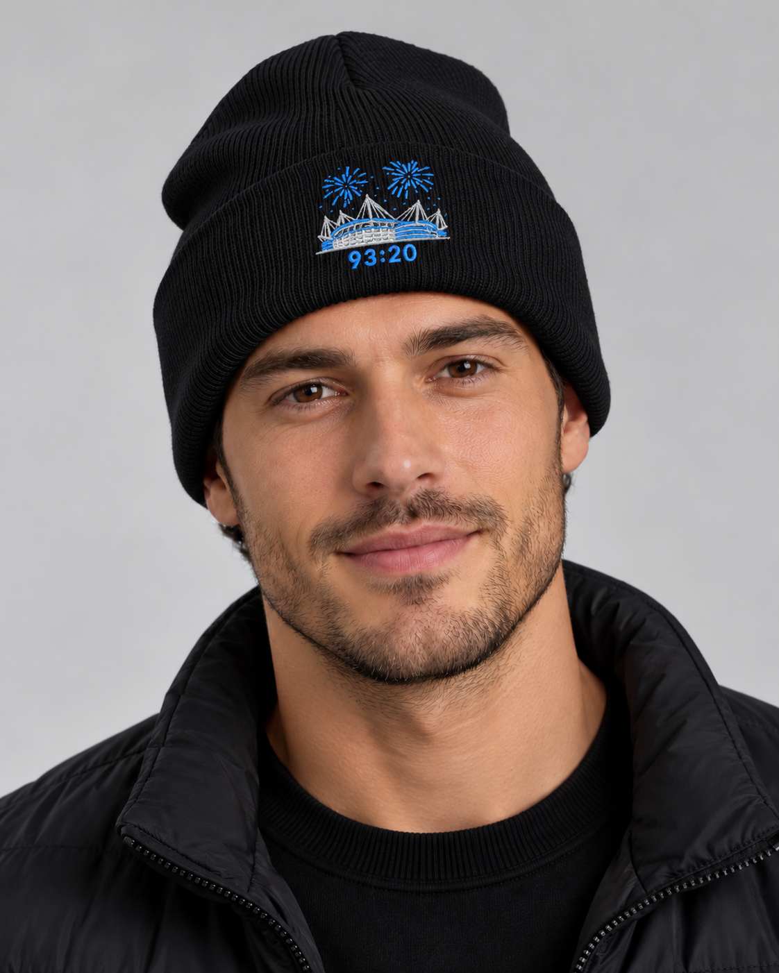 Time to Celebrate 93:20 Embroidered Football Beanie