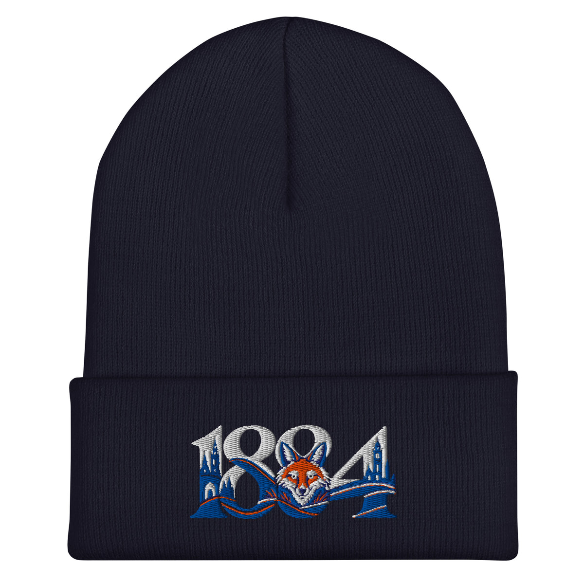 Leicester 1884 — Heritage Fox Embroidered Football Beanie