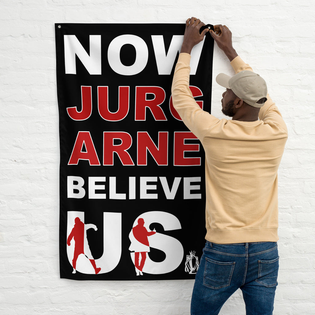 LFC Now Jurg Arne Believe Us Black Flag-Prism and Ink