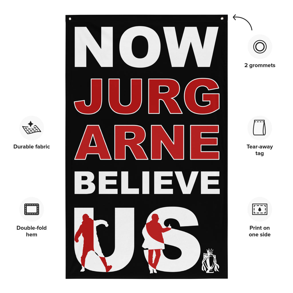 LFC Now Jurg Arne Believe Us Black Flag-Prism and Ink
