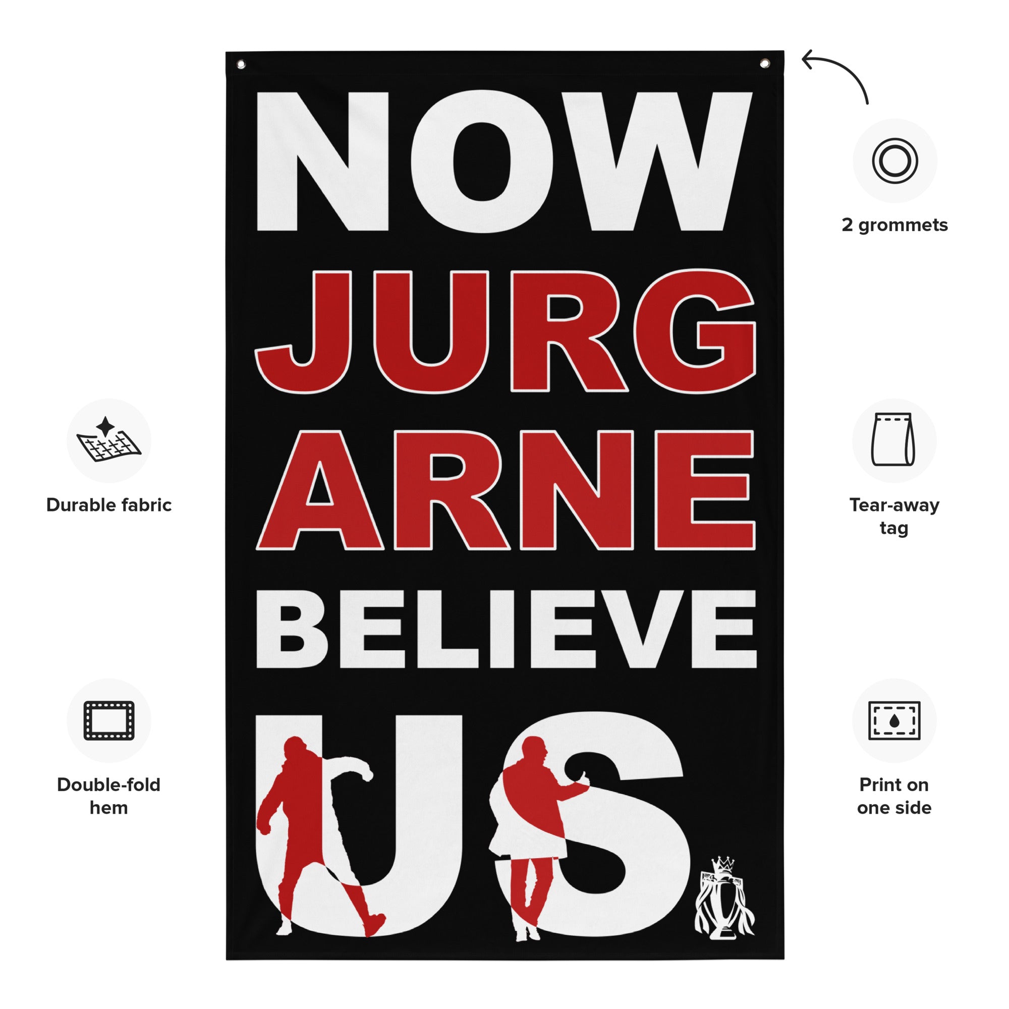 LFC Now Jurg Arne Believe Us Black Flag-Prism and Ink