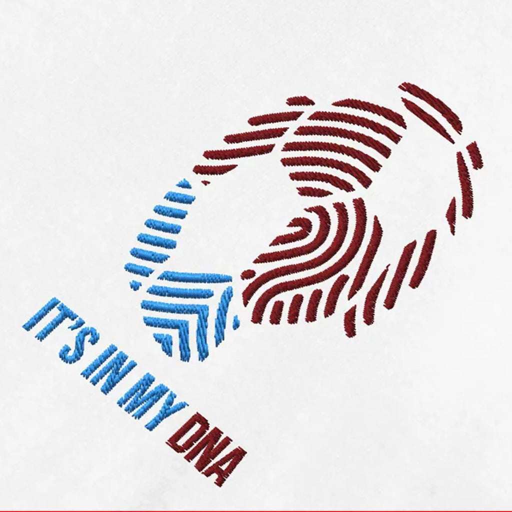 Aston Villa In My DNA Embroidered Football T-Shirt