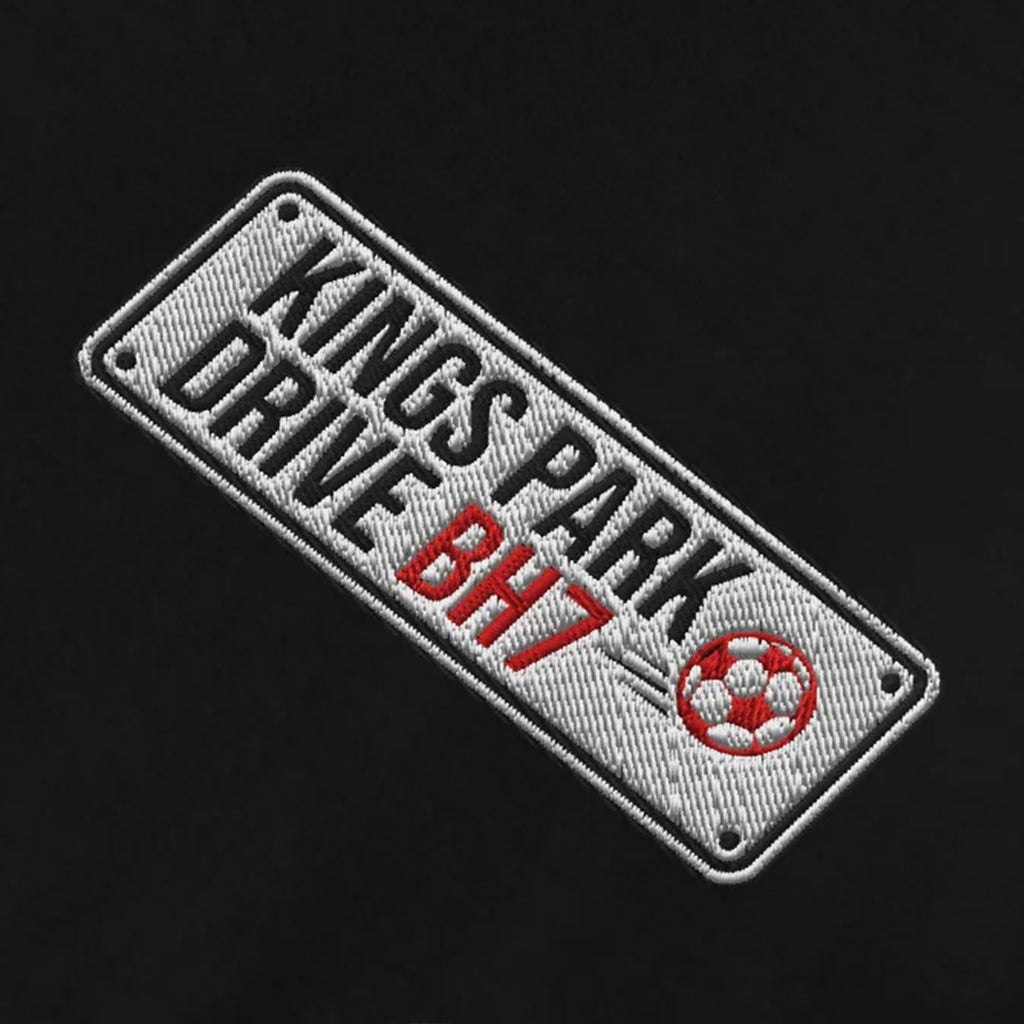 Bournemouth Street Sign Embroidered Football T-Shirt