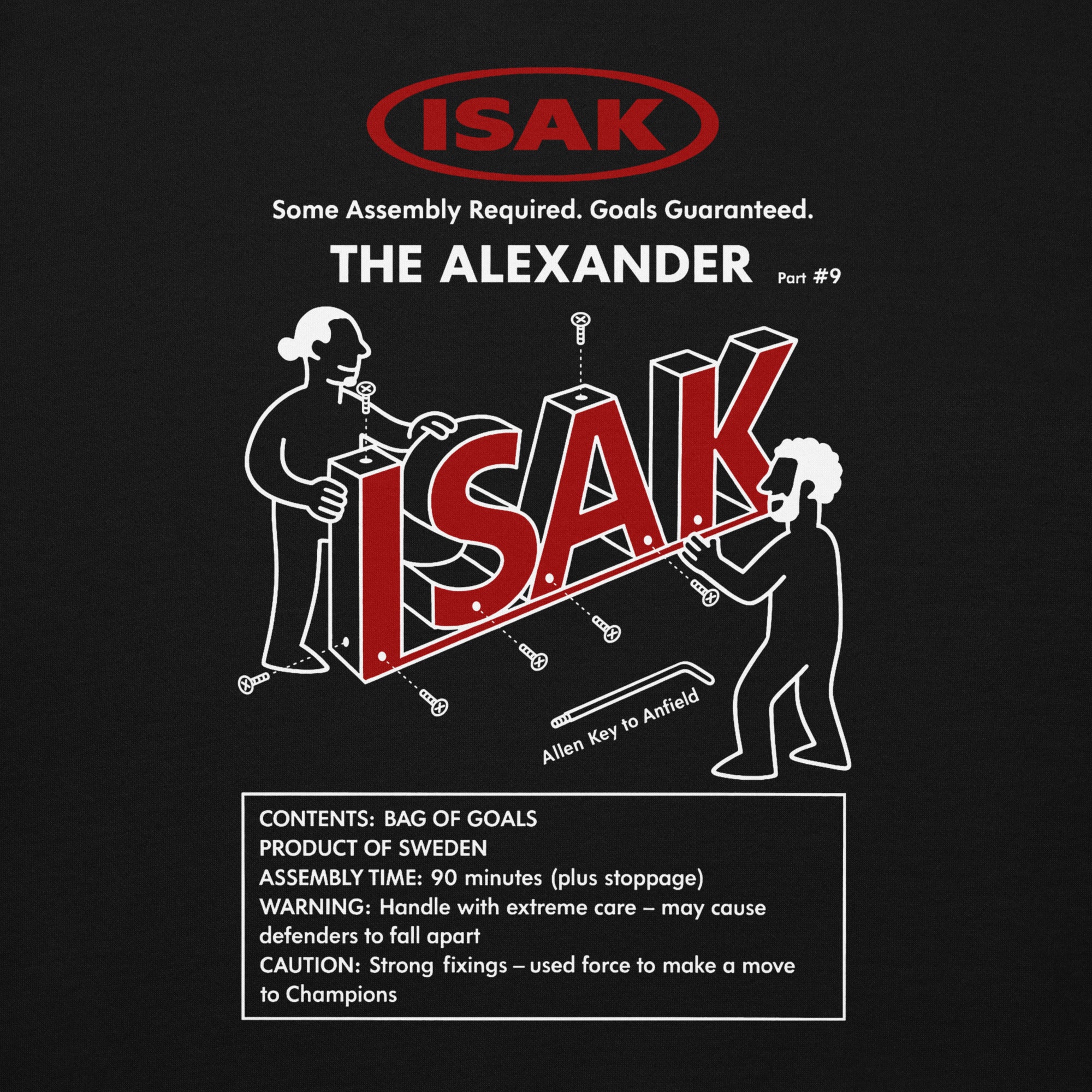 LFC Isak The Alexander Instructions Hoodie-Prism and Ink