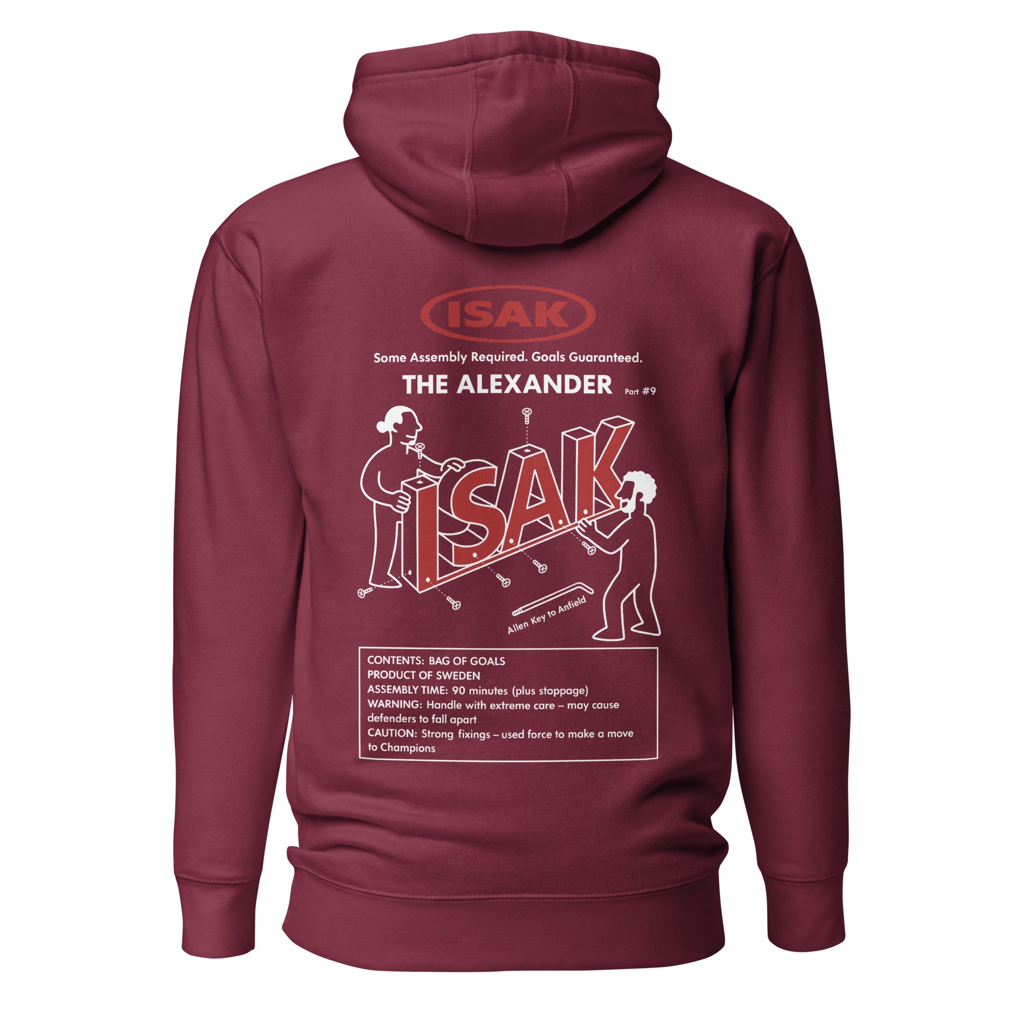 LFC Isak The Alexander Instructions Hoodie-Prism and Ink