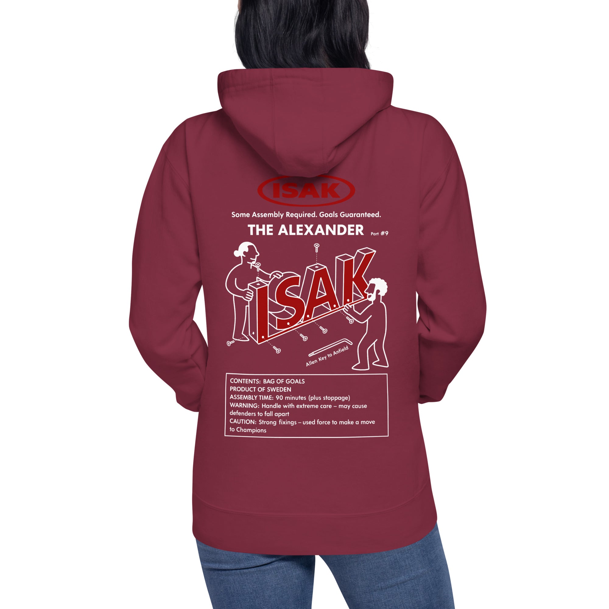 LFC Isak The Alexander Instructions Hoodie-Prism and Ink