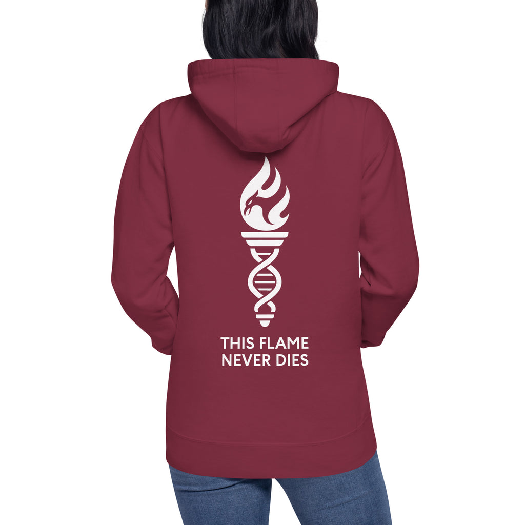 LFC This Flame Never Dies Hoodie-Prism and Ink