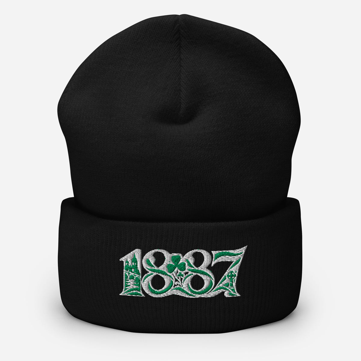 Celtic 1887 Founding Year Inspired Embroidered Football Beanie
