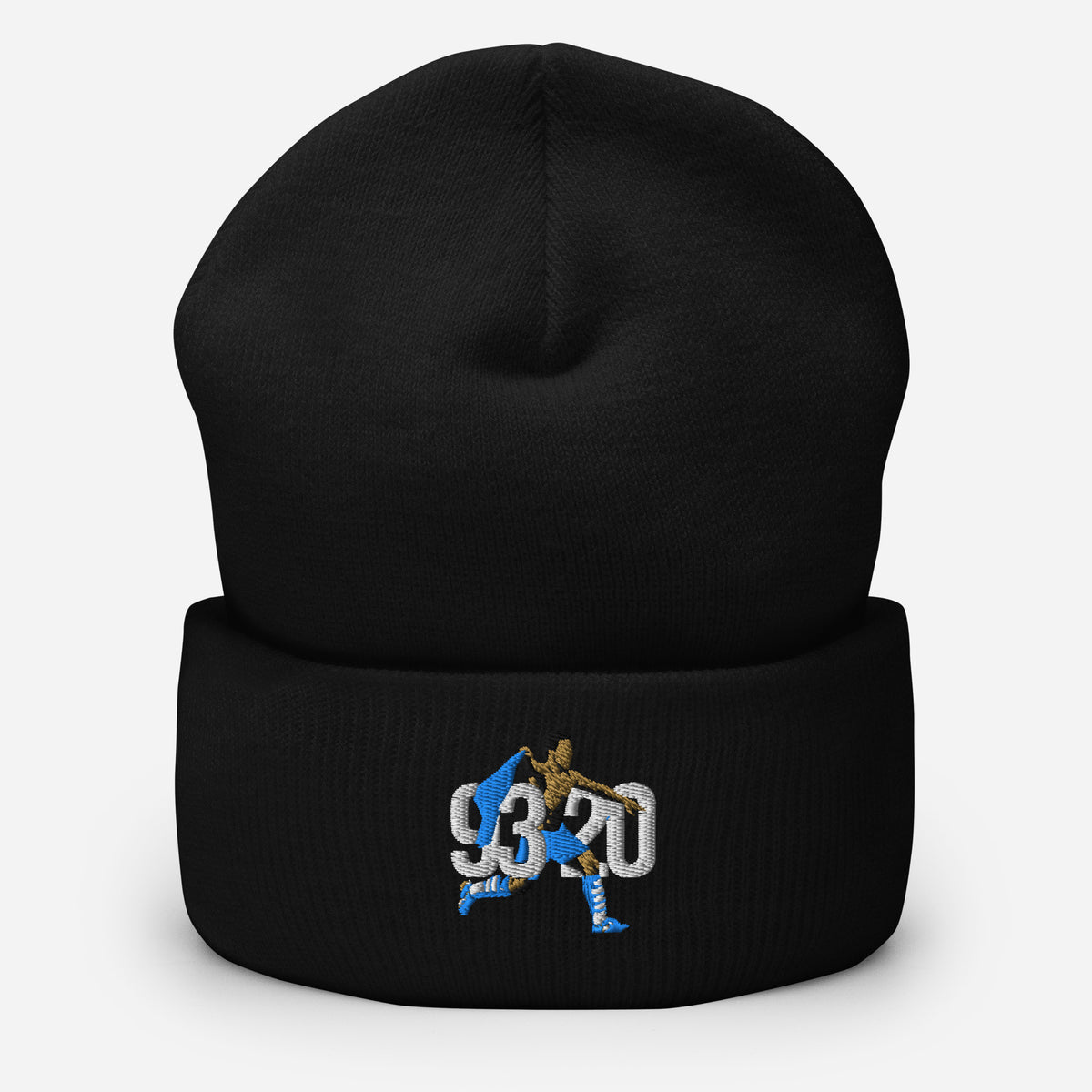 93:20 That Moment Embroidered Football Beanie