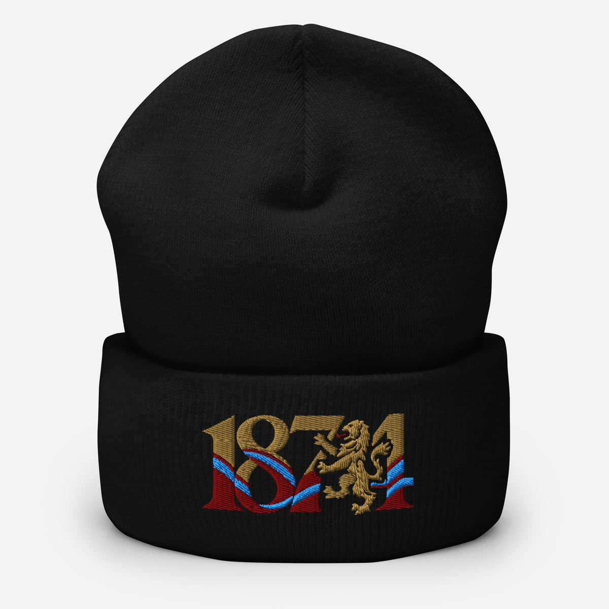 Aston Villa 1874 Lion Heritage Embroidered Football Beanie