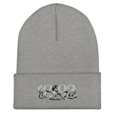 Newcastle United 1892 Heritage Embroidered Football Beanie – heather grey front view