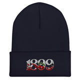 Bournemouth 1899 Heritage Cherries Embroidered Football Beanie – navy front view