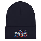 Crystal Palace 1905 Heritage Eagle Embroidered Football Beanie – navy front view
