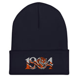 Hull 1904 Tigers Heritage Embroidered Football Beanie – navy front view