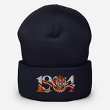 Hull 1904 Tigers Heritage Embroidered Football Beanie – navy front view
