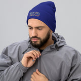 Rangers 1872 founding year embroidered football beanie in Royal Blue – product image 3