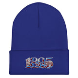 West Ham 1895 Heritage Embroidered Football Beanie – royal front view