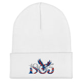 Crystal Palace 1905 Heritage Eagle Embroidered Football Beanie – white front view