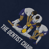 England's Dentist's Chair Celebration Inspired England International Embroidered Football T-Shirt