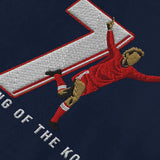 Kenny Dalglish Inspired Liverpool Embroidered Football T-Shirt