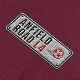 Liverpool Street Sign Embroidered Football T-Shirt