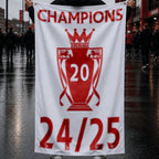 LFC White Crowned Champions - x20 Flag
