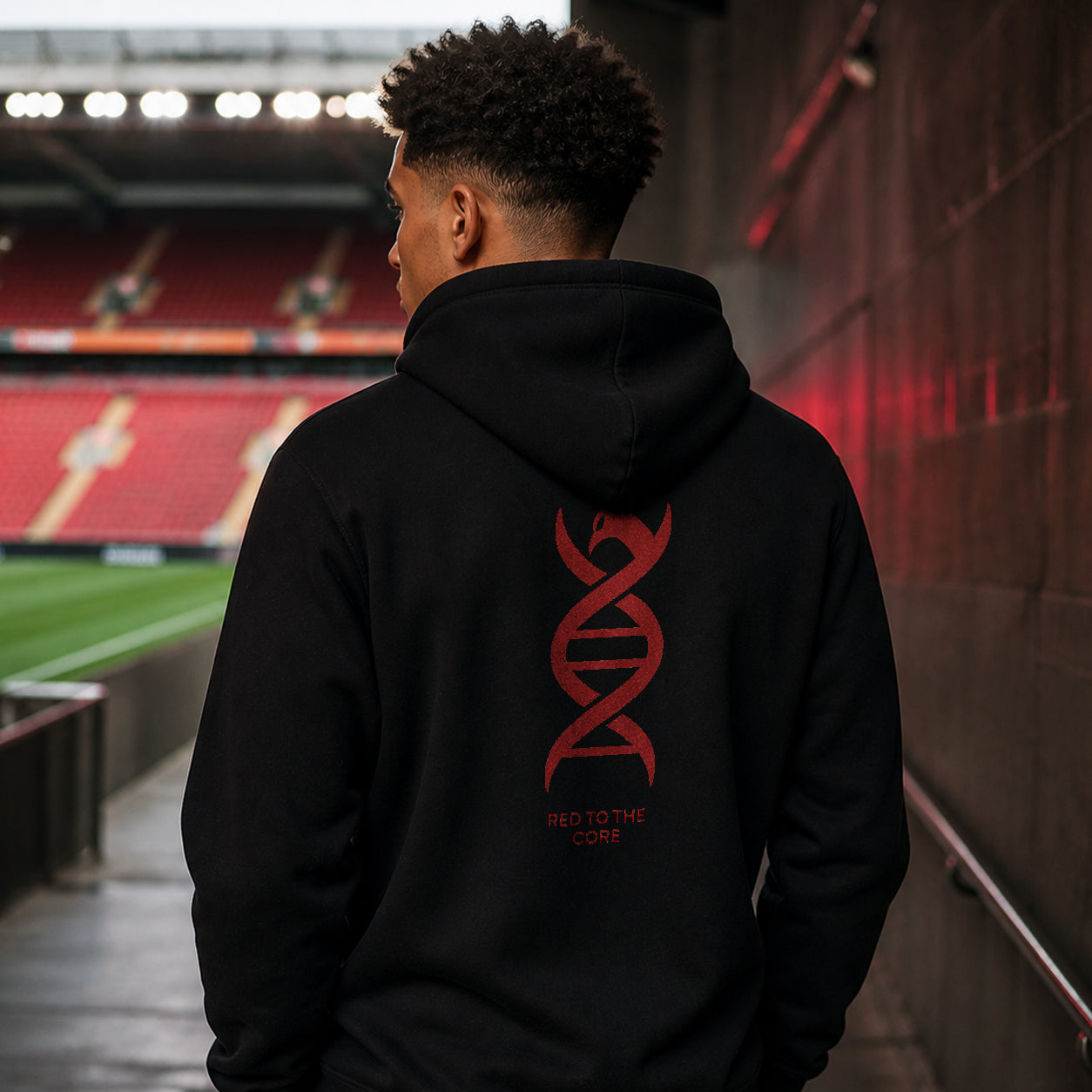 LFC Red To The Core DNA Zip Hoodie