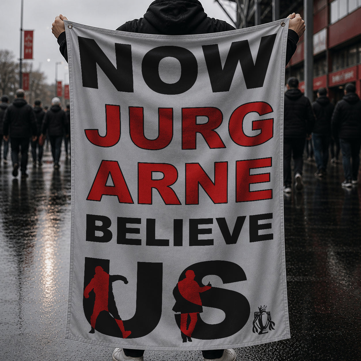 LFC Now Jurg Arne Believe Us Grey Flag