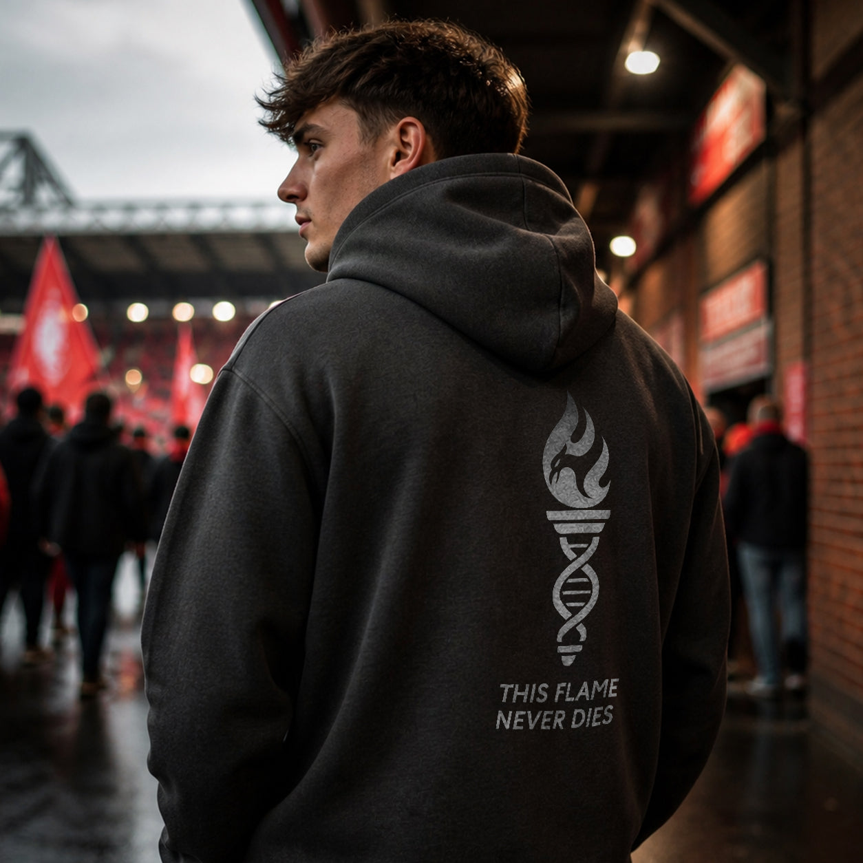 LFC This Flame Never Dies Zip Hoodie