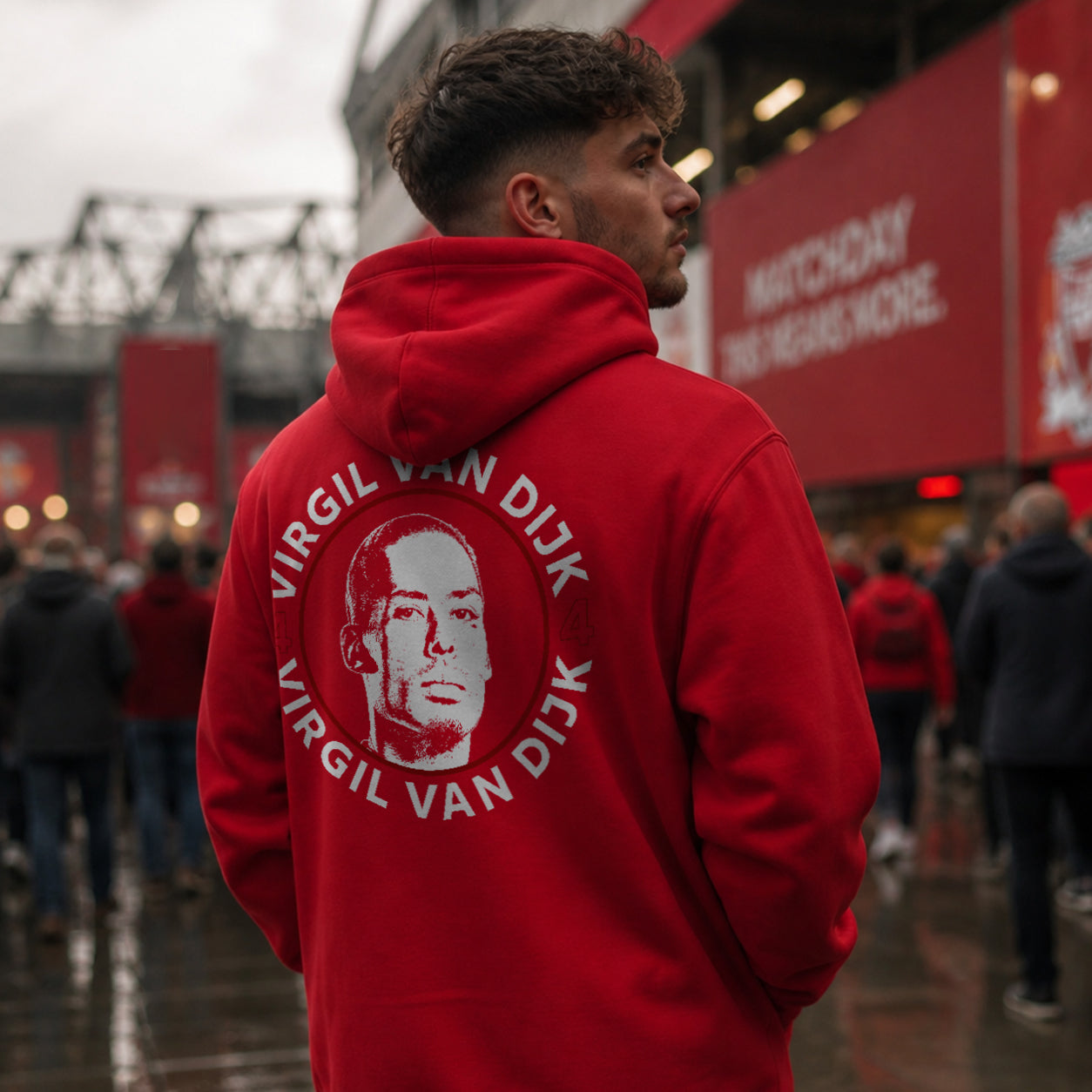 LFC Virgil van Dijk Number Four Hoodie
