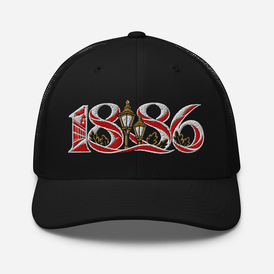 Arsenal 1886 Heritage Embroidered Football Trucker Cap