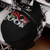 Bournemouth 1899 Heritage Cherries embroidered football trucker cap, black colour, front view