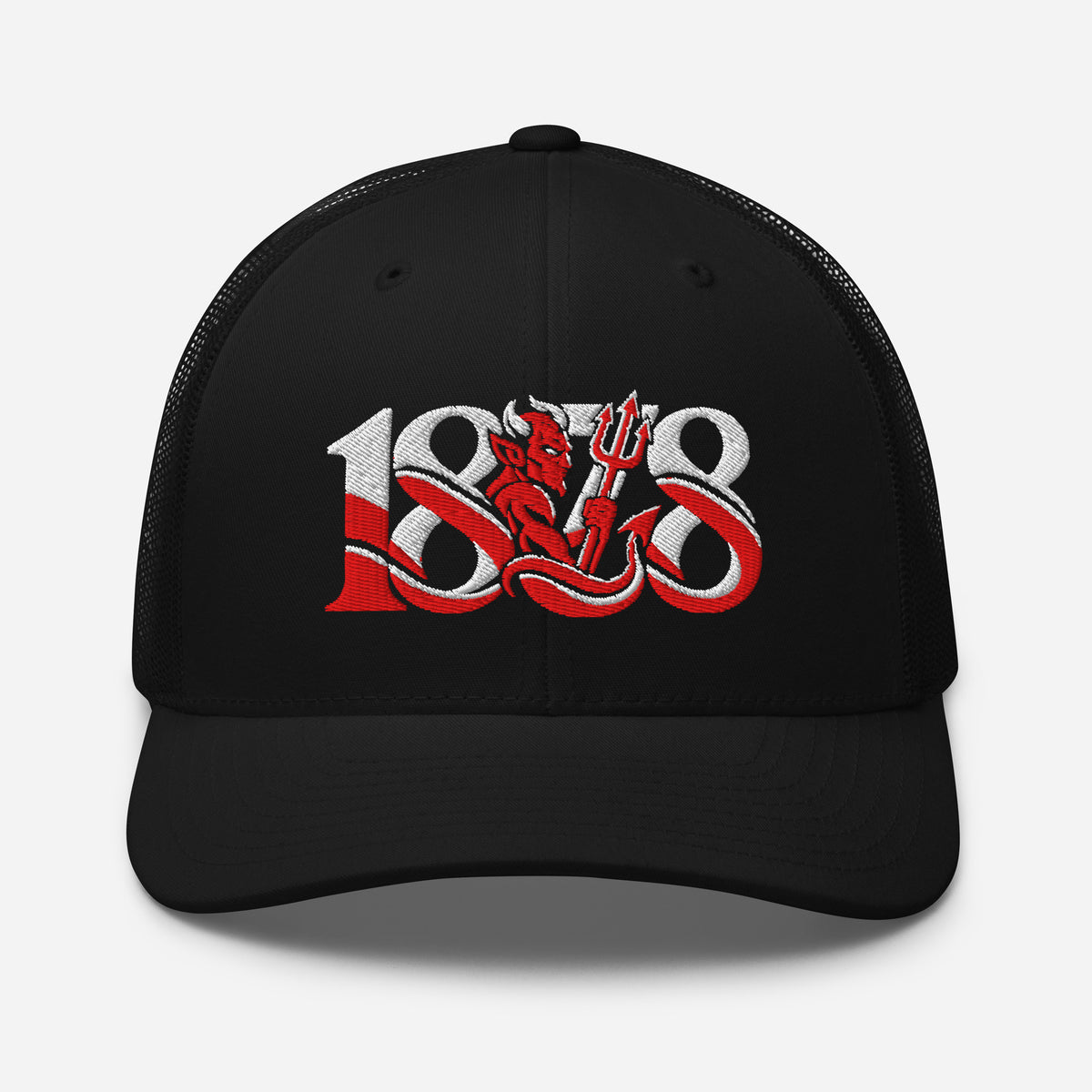 Manchester United 1878 Red Devil Heritage Embroidered Football Trucker Cap