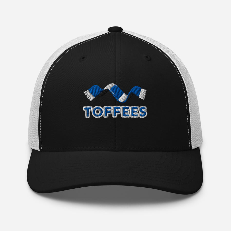 Everton Scarf Embroidered Trucker Cap