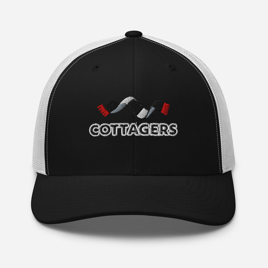 Fulham Scarf Embroidered Trucker Cap
