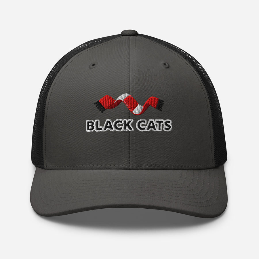 Sunderland Scarf Embroidered Trucker Cap