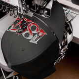 Sunderland 1879 Heritage Embroidered Football Trucker Cap – charcoal black front view