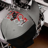 Sunderland 1879 Heritage Embroidered Football Trucker Cap – heather black front view