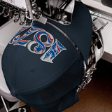 Rangers 1872 Founding Year Inspired Embroidered Football Trucker Cap – navy front view