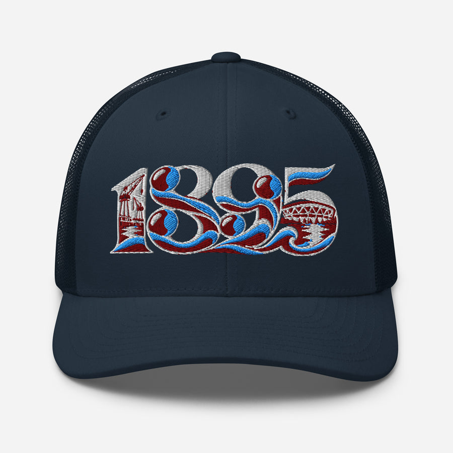 West Ham 1895 Heritage Embroidered Football Trucker Cap