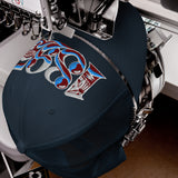 West Ham 1895 Heritage Embroidered Football Trucker Cap – navy front view